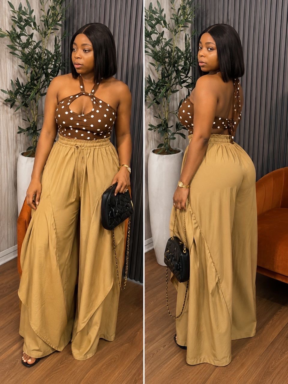 Stylish top and down